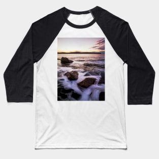 Umina Point Sunrise on the NSW Central Coast Baseball T-Shirt